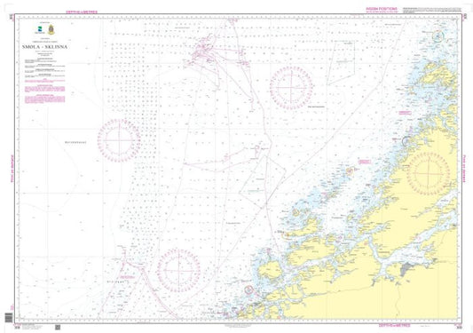 Smøla - Sklinna - 309 - Norway Kartverket Nautical Charts