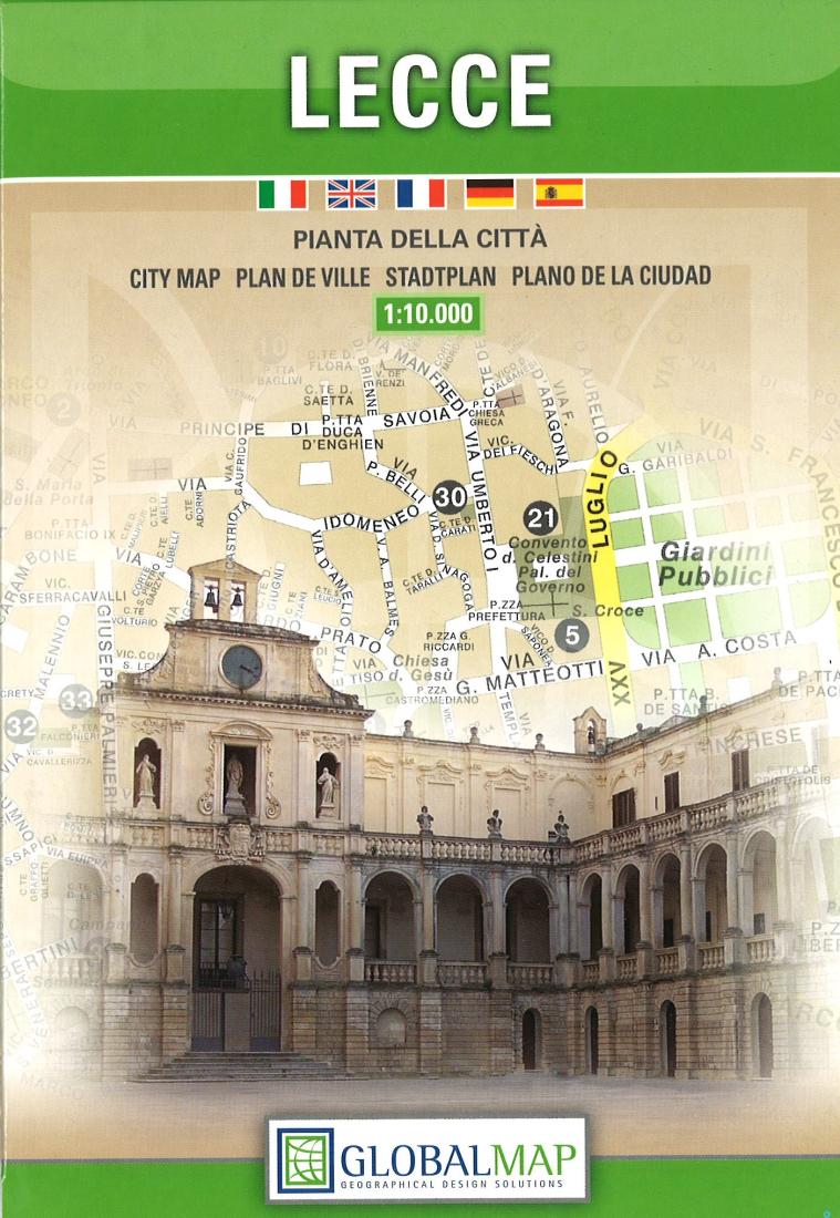 Lecce : pianta della citta