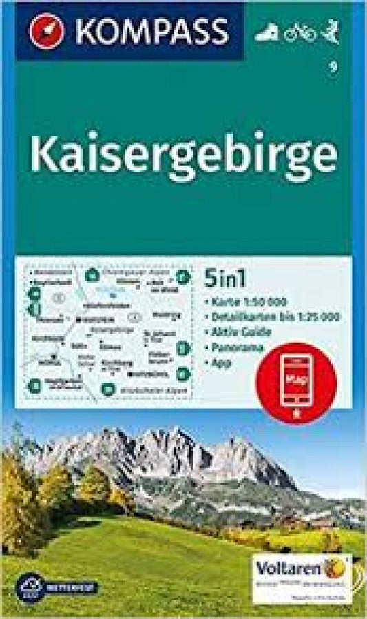 Kaisergebirge Hiking Map & Guide