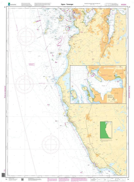 Ogna - Tananger - 14 - Norway Kartverket Nautical Charts