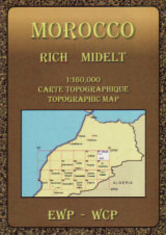 Morocco: Rich, Midelt Topogra[hic Map