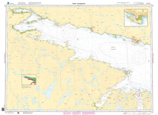 Vadsø - Varangerbotn - 115 - Norway Kartverket Nautical Charts