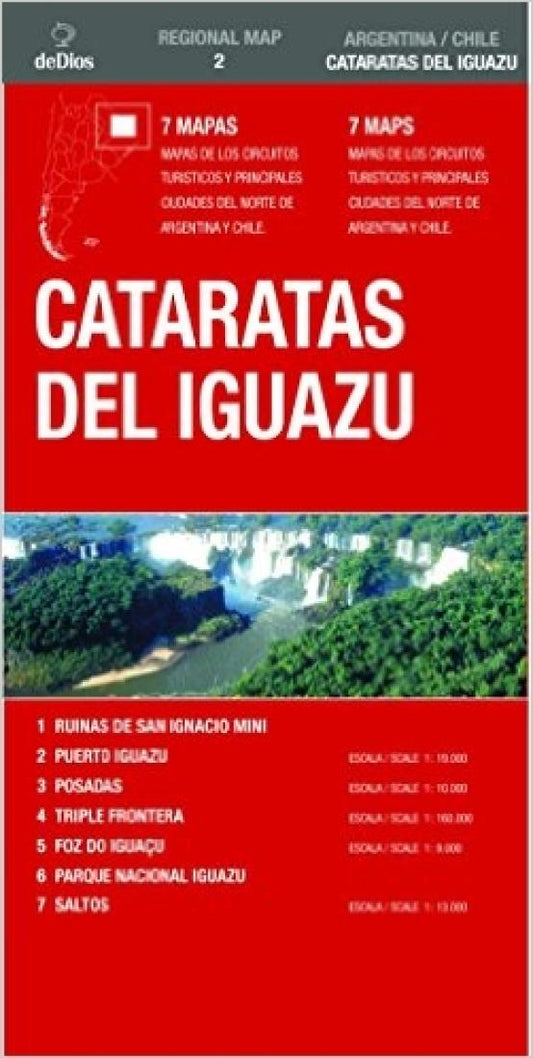 Cataratas del Iguazu Laminated Map