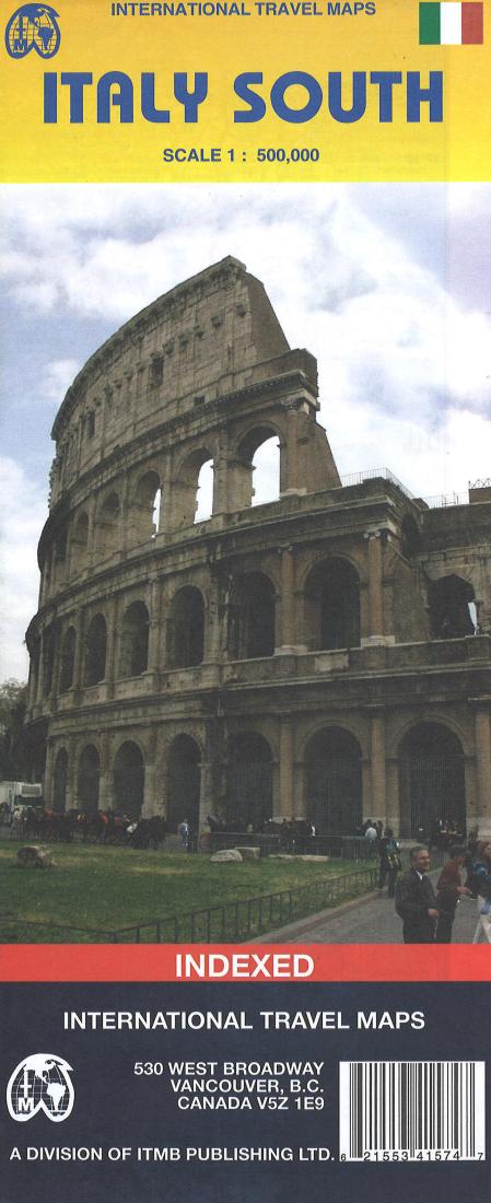 Italy South Travel Map