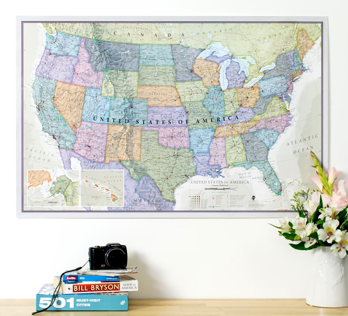 Classic United States Map