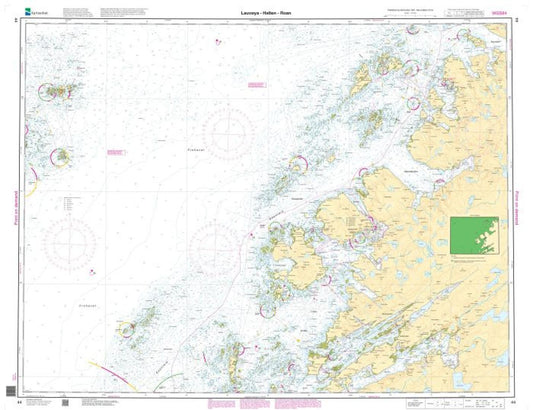 Lauvøya - Halten - Roan - 44 - Norway Kartverket Nautical Charts