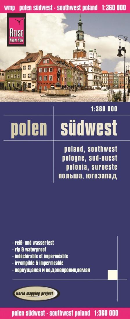 Polen : südwest = Poland, southwest = Pologne, sud-ouest = Polonia, Suroeste,