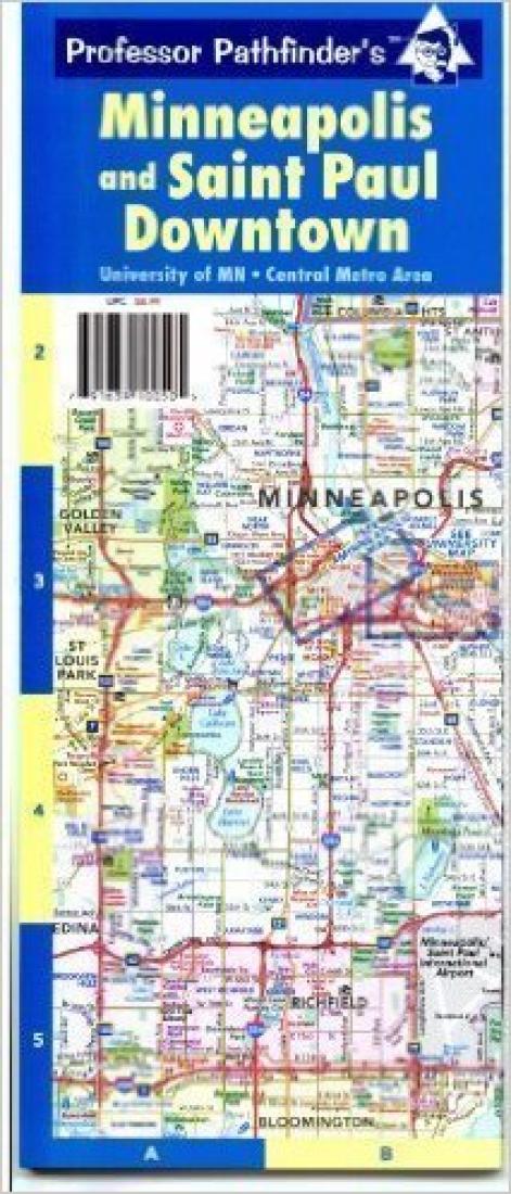 Minneapolis & Saint Paul downtown : University of MN : central metro area