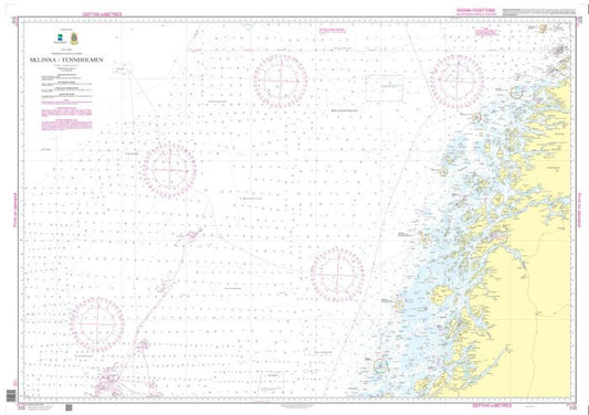 Sklinna - Tennholmen - 310 - Norway Kartverket Nautical Charts