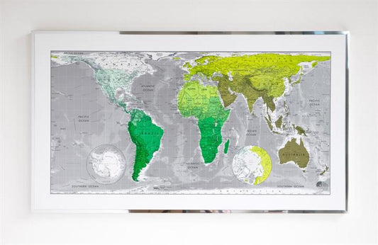 Future Map Version 1 World Map : Paper