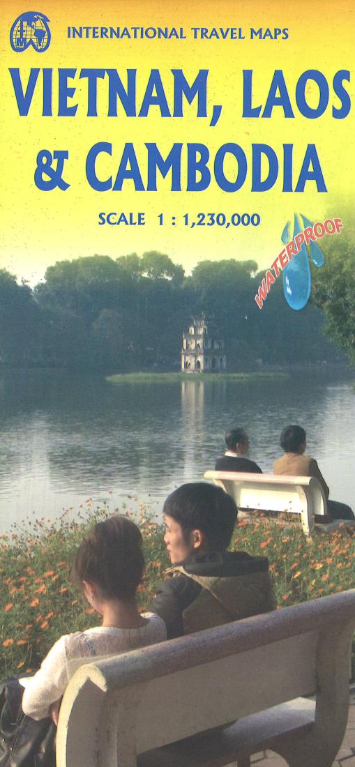 Vietnam, Laos, & Cambodia Travel Map