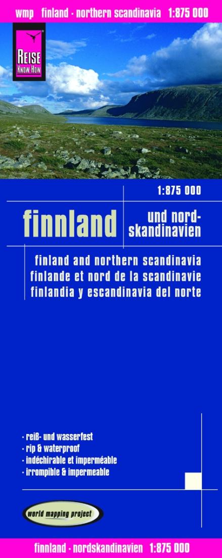 Finnland und nord-Skandinavien = Finland and northern Scandinavia = Finlande et nord de la Scandinavie = Finlandia y Escandinavia del norte