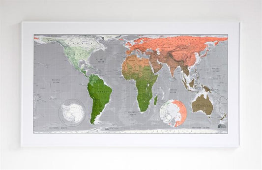 Future Map Version 2 World Map - Paper