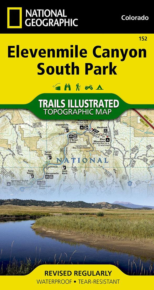 Elevenmile Canyon and South Park, CO, Map 152