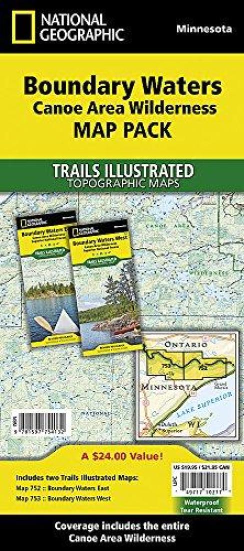 Boundary Waters Canoe Area Wilderness : map pack