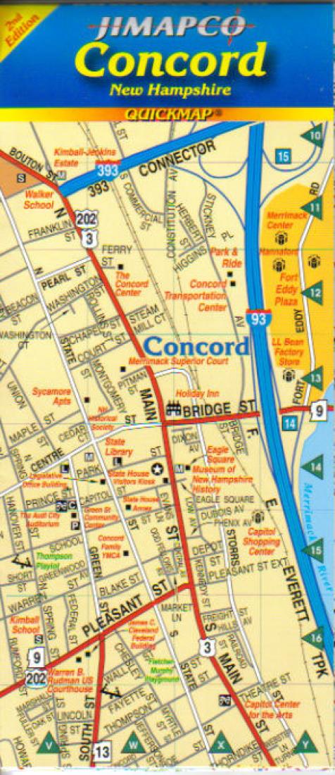 Concord : New Hampshire : quickmap