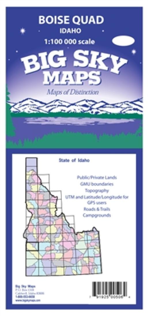 Boise quad : Idaho : 1:100,000 scale