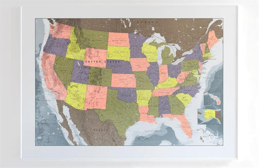 USA Map - Version 2 - Paper
