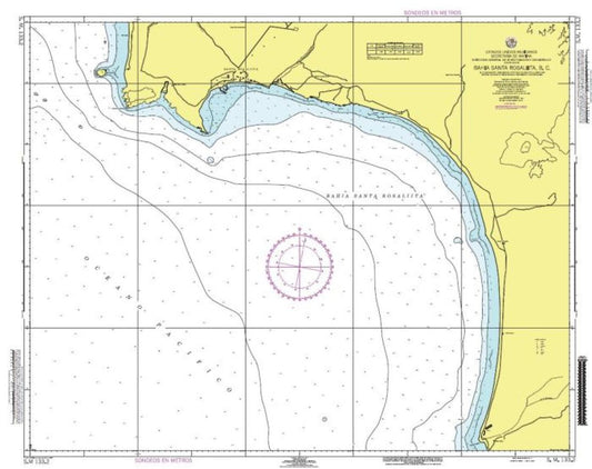 BAHÍA SANTA ROSALIÍTA, B. C. - 133.2 - Mexico Nautical Charts by SEMAR