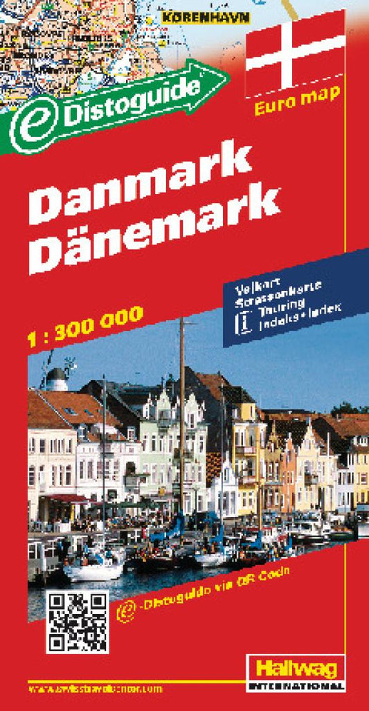 Danmark = Dänemark Road Map