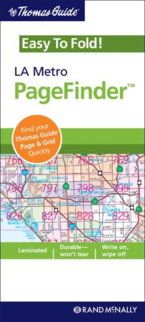 LA Metro PageFinder : Easy To Fold! : the Thomas Guide