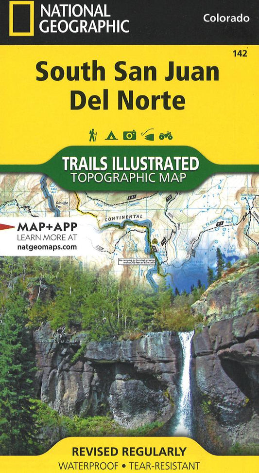 South San Juan & Del Norte Hiking Map Trails Illustrated #142