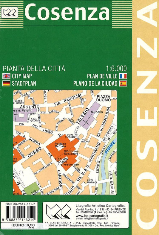 Cosenza City Map