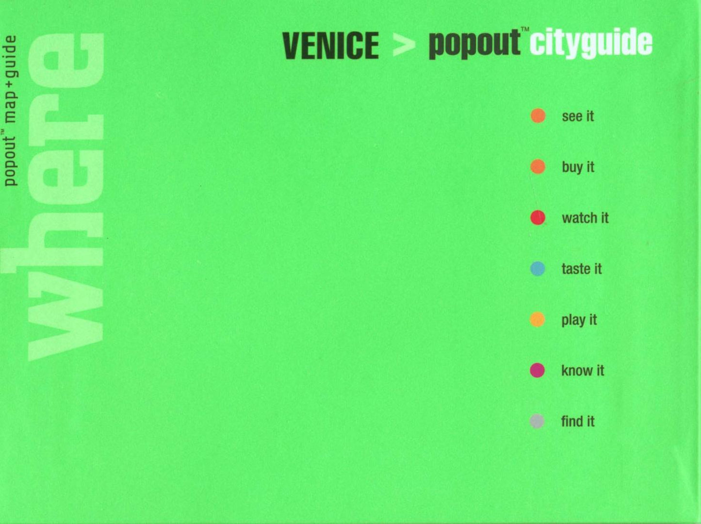 Venice : popout cityguide