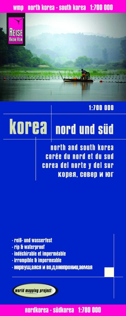 Korea, Nord und Süd = North and South Korea = Corée du Nord et du Sud = Corea del Norte y del Sur,