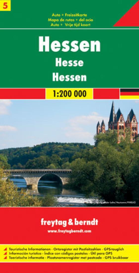 Hessen, Germany, Freizeitkarte 5