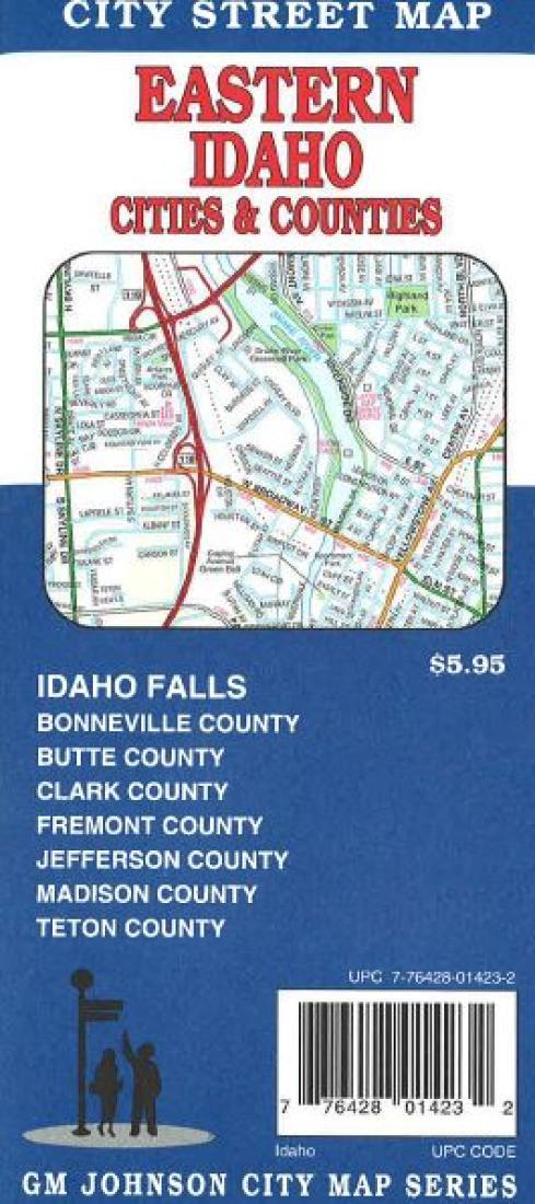 Eastern Idaho : cities & counties : city street map = Idaho Falls : Rexburg : St. Anthony : Upper Snake River : city street map