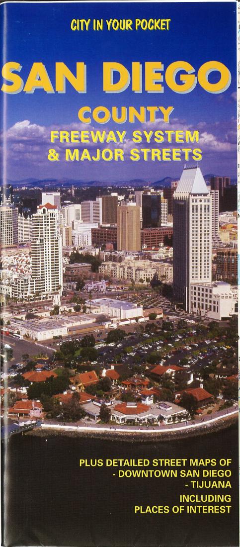 San Diego County : freeway system & major streets