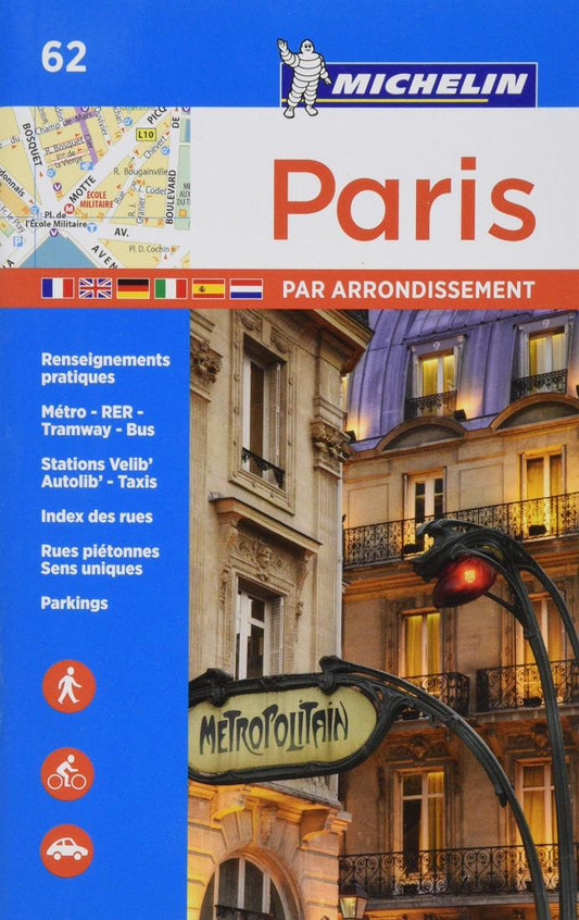 Paris by Arrondissements (Par Arrondissement) Pocket Atlas