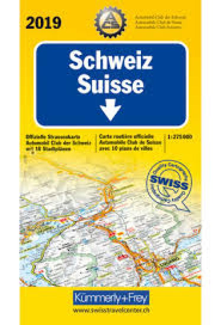 Schweiz Offizielle Strassenkarte