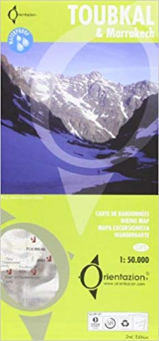 Toubkal & Marrakech : carte de randonnées : 1: 50.000 = Toubkal & Marrakech : hiking map : 1: 50.000 = Toubkal & Marrakech : mapa excursionista : 1: 50.000 = Toubkal & Marrakech : wanderkarte : 1: 50.000