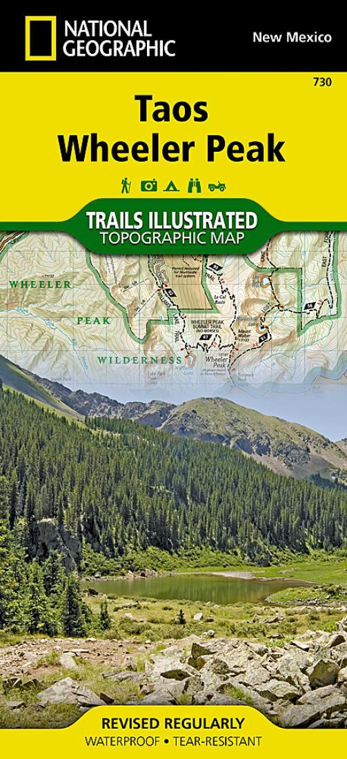 Taos Wheeler Peak Topographic Map