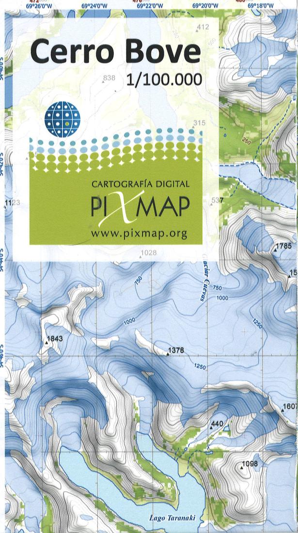 Cerro Bove hiking map