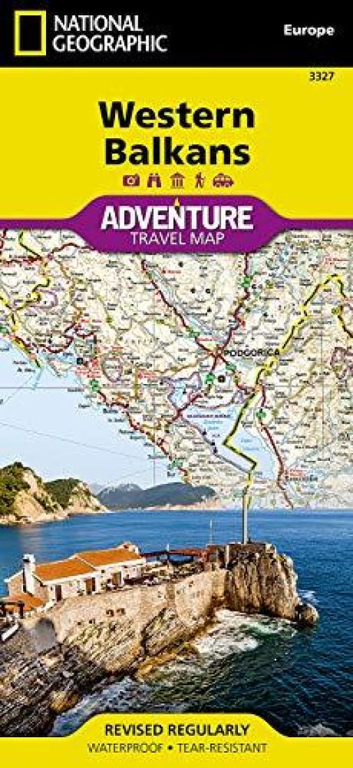 Western Balkans (National Geographic Adventure Map)