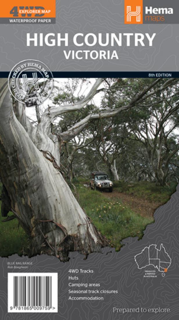 High Country : Victoria : 4wd explorer map