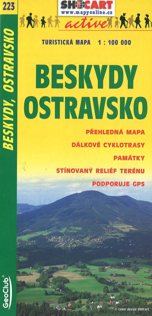 Beskydy Ostravsko Tourist Map