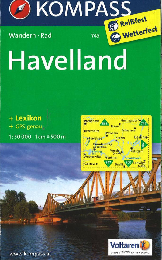Havelland Hiking Map & Guide