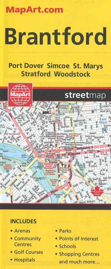 Brantford, ON City Map