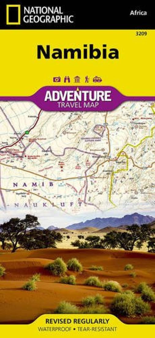 Namibia Adventure Map 3209