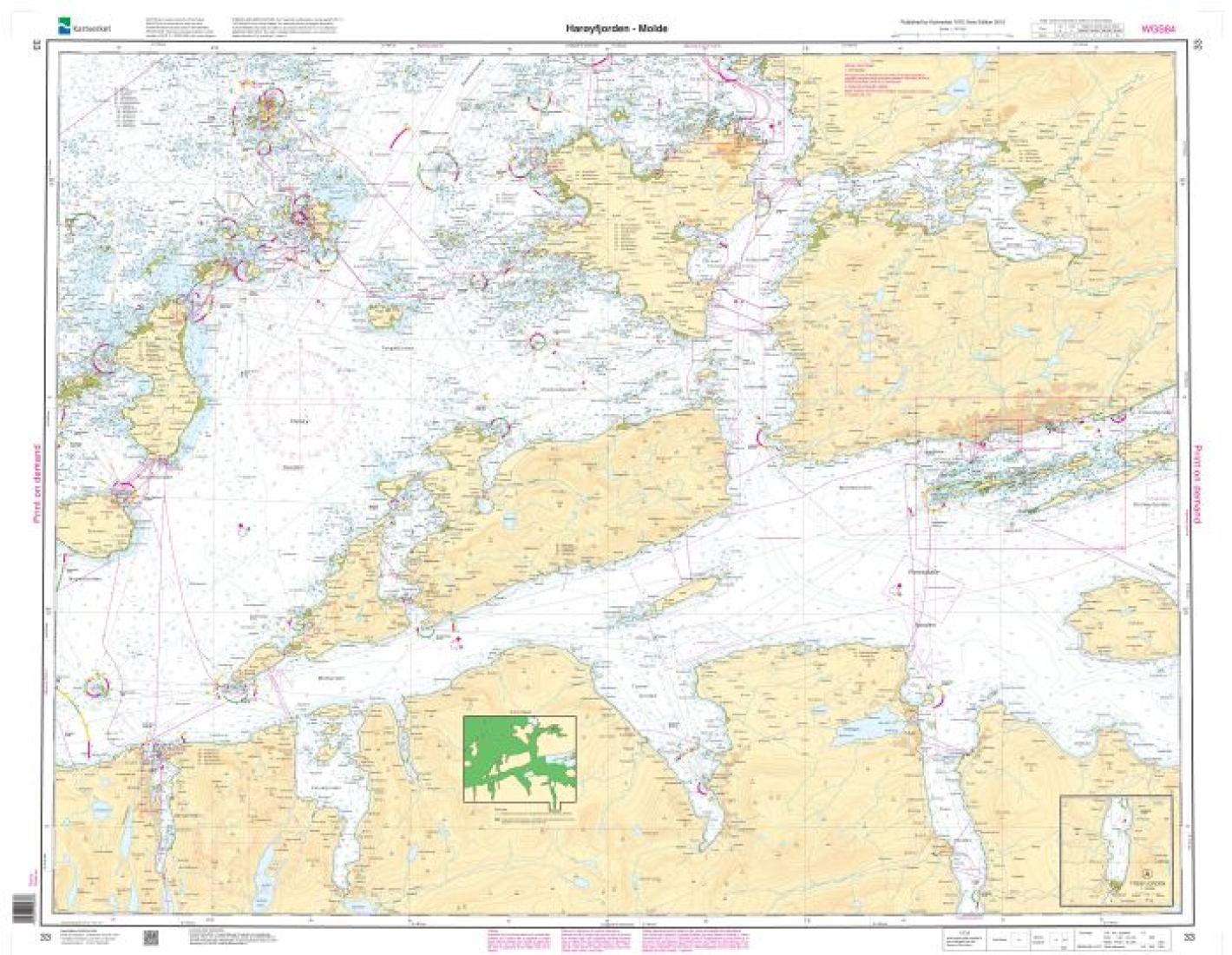 Harøyfjorden - Molde - 33 - Norway Kartverket Nautical Charts