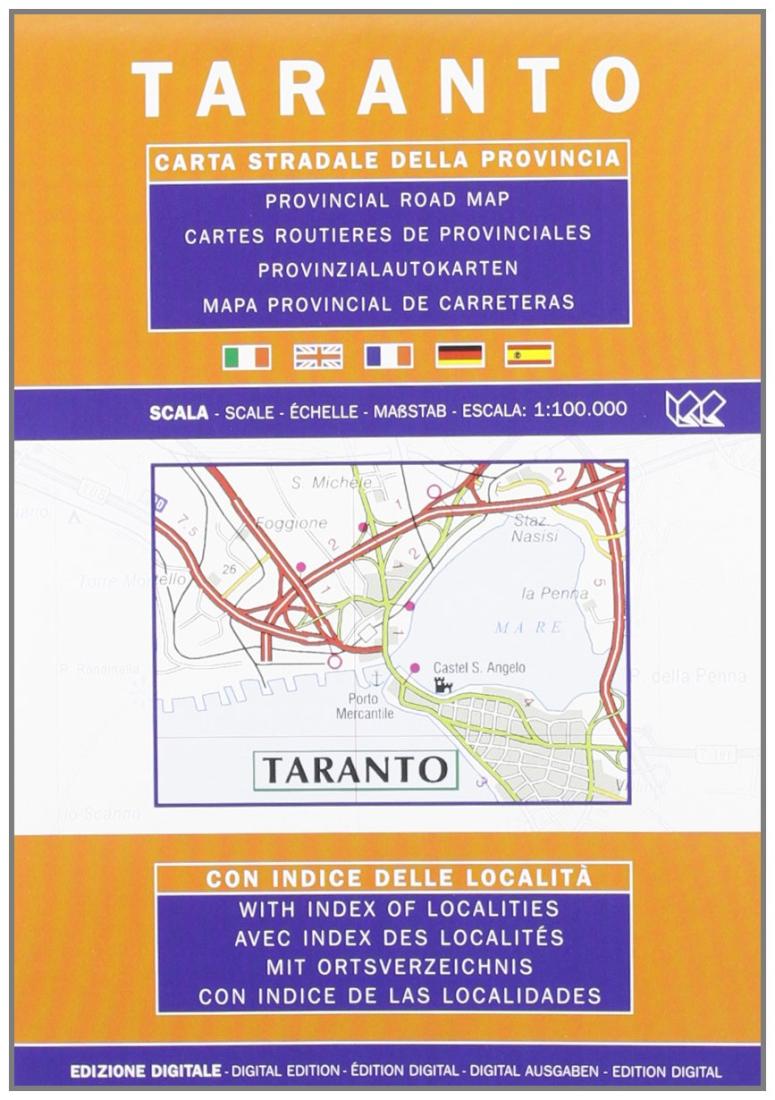 Taranto : carta stradale della provincia