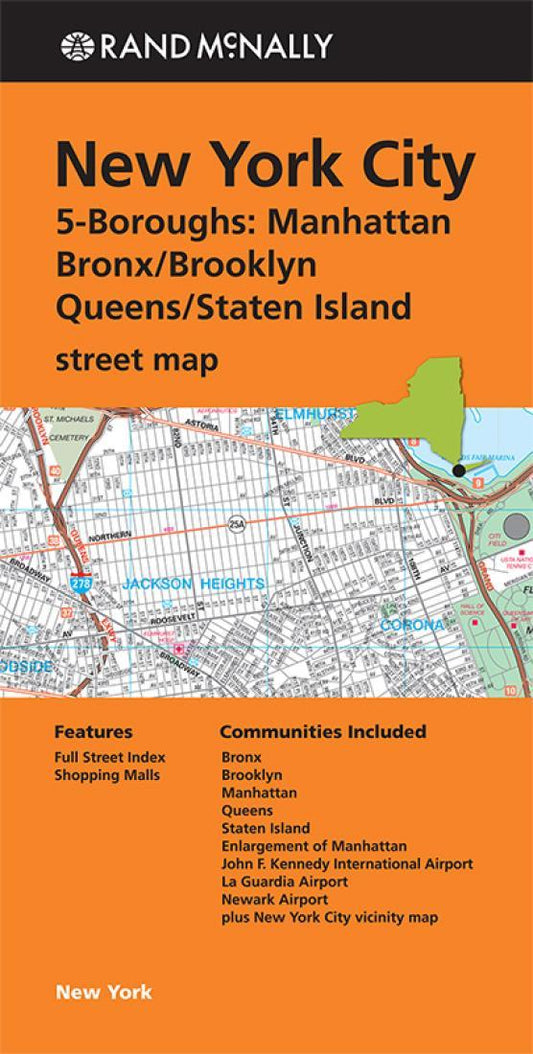 New York City : 5-Boroughs Street Map