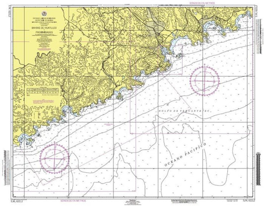 BAHÍAS DE HUATULCO Y PROXIMIDADES - 622.2 - Mexico Nautical Charts by SEMAR
