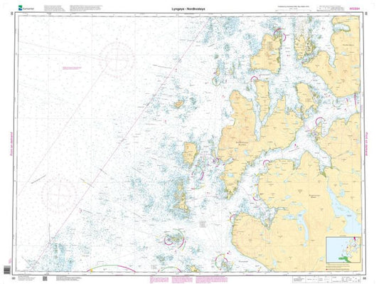 Lyngøya - Nordkvaløya - 88 - Norway Kartverket Nautical Charts