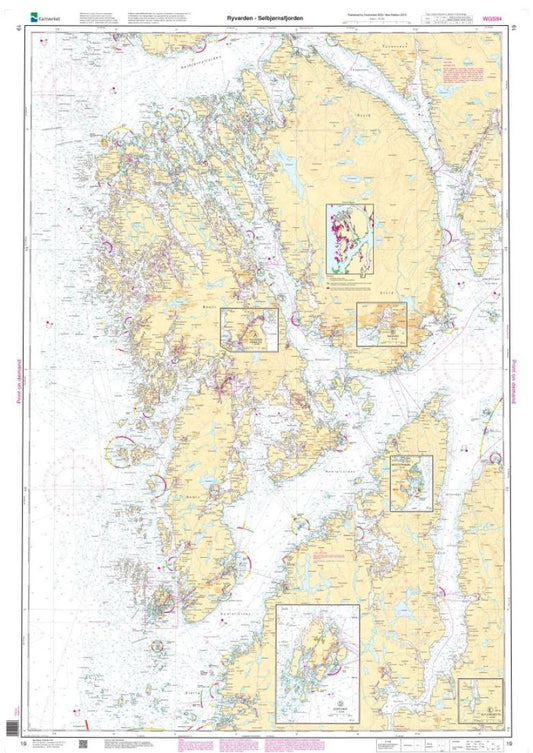 Ryvarden - Selbjørnsfjorden - 19 - Norway Kartverket Nautical Charts