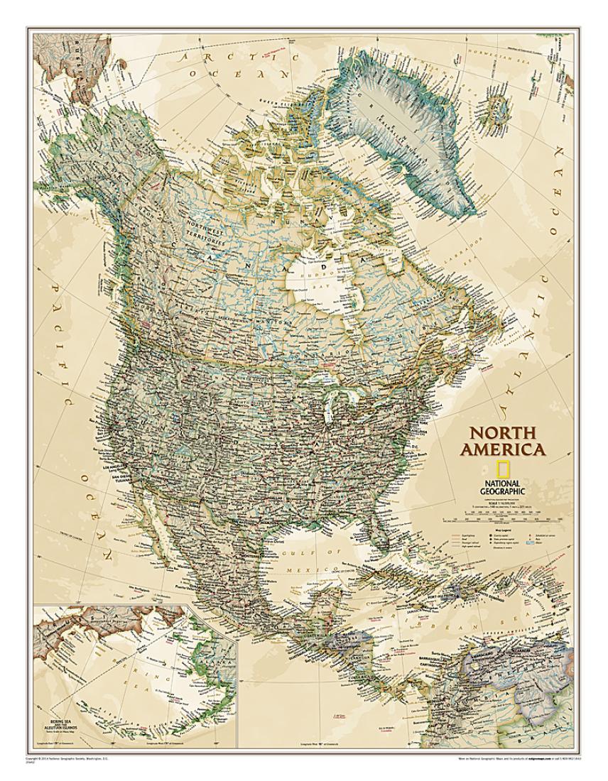 North America [executive, laminated]